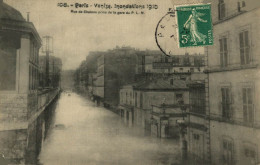 PARIS RUE DE CHALONS - Inondations De 1910