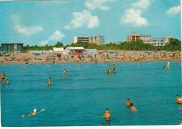 TAGLIATA DI CERVIA VEDUTA DAL MARE ANIMATA VIAGGIATA ANNO 1969 - Ravenna