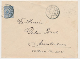 Envelop G. 6 A Middelburg - Amsterdam 1897 - Material Postal