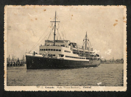 PAQUEBOT - Malle "PRINCE BEAUDOIN" OSTEND - 1936 (peu Courante) - Dampfer