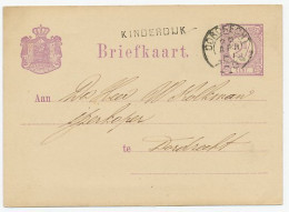 Naamstempel Kinderdijk 1881 - Cartas & Documentos