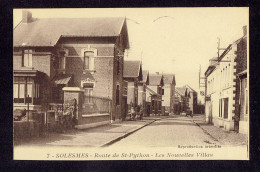 CP 59 - SOLESMES - RUE DE ST PYTHON - LES NOUVELLES VILLAS - Solesmes