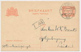 Briefkaart G. 190 Z-1 Maastricht - Leiden 1922 - Material Postal