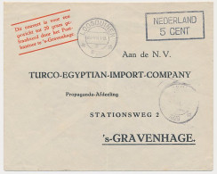 Antwoordenvelop Geuzendam PP29-2 - Baarfrankering 1929 - Postal Stationery