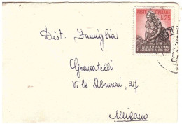 1955 L.25 ISTITUTO AGRICOLTURA - 1946-60: Storia Postale