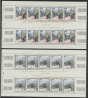 MONACO N° 1543 + 1544 En Feuilles Complètes De 10 Ex. Neuves ** (MNH) Avec Coin Daté Voir Suite - Nuevos