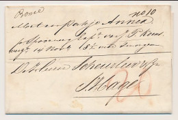 Treinbrief Amsterdam - S Gravenhage 1844 - Spoorweg Exp. Koens - Briefe U. Dokumente