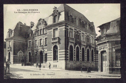 CP 59 - SOLESMES - LA BANQUE DE FRANCE - Solesmes