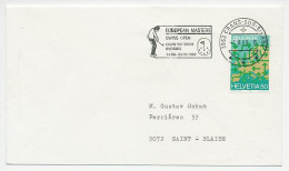 Cover / Postmark Switzerland 1989 Golf - Swiss Open - European Masters - Andere & Zonder Classificatie