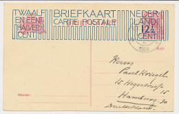 Briefkaart G. 203 I Groningen - Hamburg Duitsland 1924 - Entiers Postaux