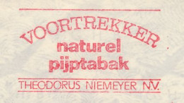 Meter Cover Netherlands 1971 Natural Pipe Tobacco - Voortrekker - Pioneer - Groningen - Tabacco