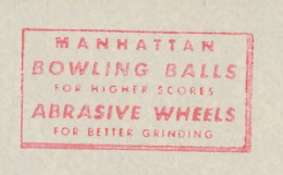 Meter Top Cut USA 1941 Bowling Balls - Autres & Non Classés