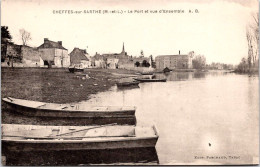 49 ANGERS  -  CHEFFES SUR SARTHE - LE PORT ET VUE D'ENSEMBLE - Autres & Non Classés