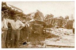 Catastrophe Du 14/08/1910. Vue Des Machines. Carte Photo - Saujon