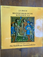 LP - 33T - J.S. BACH . BRANDENBURGISCHE KONZERTE 4-6 - DAS HEIDELBERGER KAMMERRORCHESTER - VOIR POCHETTE - Opera / Operette