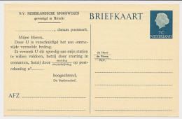 Spoorwegbriefkaart G. NS315 H - Material Postal