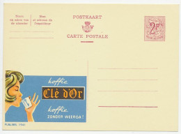 Publibel - Postal Stationery Belgium 1959 Coffee - Cle - D Or - Otros & Sin Clasificación