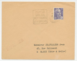 Cover / Postmark France 1952 Pear Trees - Mountains - Fruits