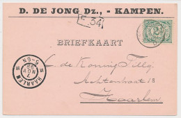 Firma Briefkaart Kampen 1899 - D. De Jong Dz. - Non Classés