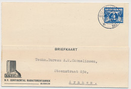 Firma Briefkaart Bussum 1937 - Radiatorenfabriek - Kat - Non Classificati