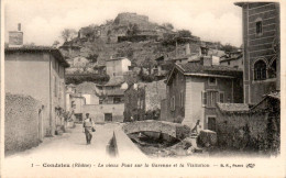 Condrieu Vieux Pont Sur La Garenne Et La Visitation Rhône 69420 N°1 Dos Vert Cpa Non Ecrite Au Dos TB.Etat - Condrieu