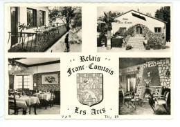 Carte ( Format 15 X 10,5 Cm ) LES ARCS Relais Franc Comtois ( Multivues ) - Les Arcs