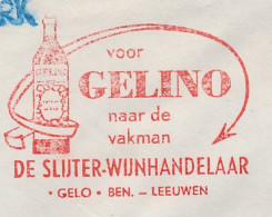Meter Cover Netherlands 1963 Liquor Store - Wine Trade - Gelino - Vinos Y Alcoholes