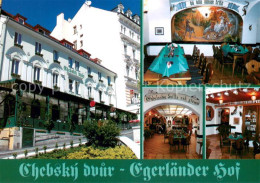 73635927 Karlovy Vary Karlsbad Chebsky Dvur Hotel Restaurant Egerlaender Hof  - Tschechische Republik