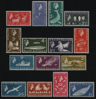 Süd-Georgien 1963 / 1970 - Mi-Nr. 9-23 ** - MNH - Freimarken - Fauna (II) - Géorgie Du Sud