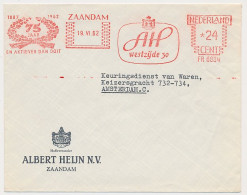 Meter Cover Netherlands 1962 75 Years Albert Heijn - Zaandam - Sin Clasificación