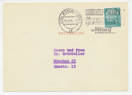 Postcard / Postmark Germany 1955 German National Anthem - Muziek