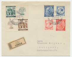 Registered Cover / Postmark Bohmen Und Mahren 1941 Book Exhibition - On The Way To The New Europe - Instituciones Europeas