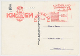 Meter Picture Postcard Netherlands 1963 KNSM - Royal Dutch Steamship Company  - Ships
