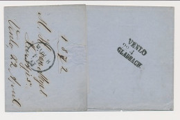 Venlo - Treinstempel Venlo - Gladbach - Duitsland 1870 - Cartas & Documentos