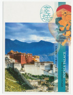 Postal Stationery Hong Kong 2003 Potala Palace - Castillos