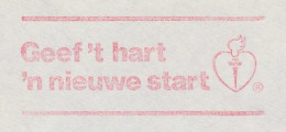 Meter Cover Netherlands 1981 Dutch Heart Foundation - Give The Heart A New Start - The Hague - Sonstige & Ohne Zuordnung