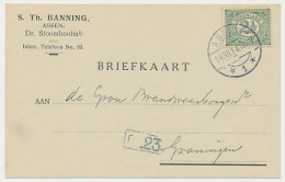 Firma Briefkaart Assen 1914 - Drentsche Stoomboot Mij. - Non Classés