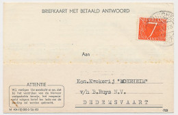 Kennisgeving Ned. Spoorwegen Gorinchem - Dedemsvaart 1957 - Unclassified