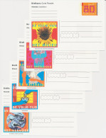 Briefkaart Geuzendam P378a 1/5 - Complete Set - Entiers Postaux