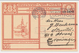Briefkaart G. 214 P ( Leiden ) Amsterdam - Groningen 1926 - Material Postal