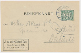 Firma Briefkaart Harlingen 1918 - J. Van Der Schoot - Sin Clasificación