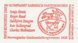 Meter Cut Germany 2000 IMOS Congress - Garmisch Partenkirchen - Olympic Village - Autres & Non Classés