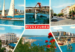 73635730 Rivazzurra Segelboot Delphinarium Ortspartien Panorama Rivazzurra - Otros & Sin Clasificación