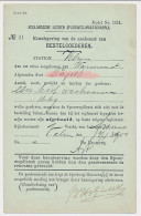Spoorwegbriefkaart G. HYSM51 G - Haarlem - Velsen 1900 - Postwaardestukken