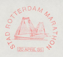 Meter Cut Netherlands 1985 Marathon Of Rotterdam 1985 - Bridge - Other & Unclassified