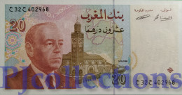 MOROCCO 20 DIRHAMS 1996 PICK 67a UNC - Morocco