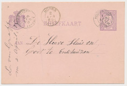 Kleinrondstempel Hoogwoud 1885 - Zonder Classificatie