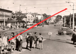 AK Gotha Bahnhofstraße Bahnhof Straßenbahn Haltestelle Gasthof ? A Waltershausen Friedrichsroda Georgenthal Ohrdruf DDR - Gotha