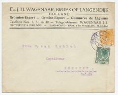 Firma Envelop Broek Op Langendijk 19?? - Groenten Export - Sin Clasificación