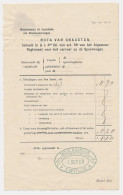 Nota Van Onkosten Staatsspoorwegen Zwolle 1909 - Expediteur  - Unclassified